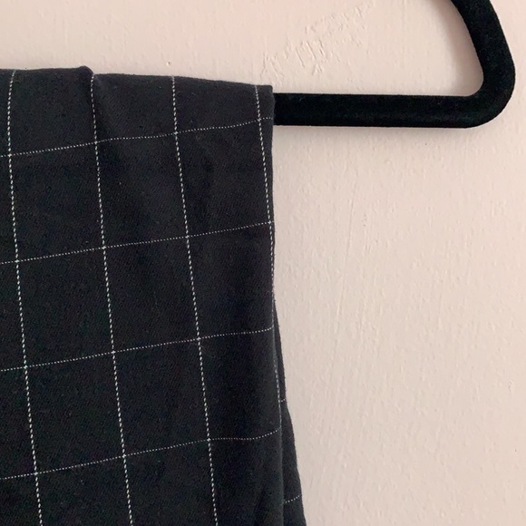 Brandy Melville Black Plaid Pants - Picture 2 of 5